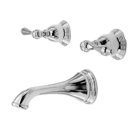 Newport Brass Tub Faucet, Polished Chrome, Wall 3-855-26